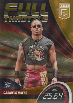 2023 Donruss Elite WWE - Full Throttle Orange #2 Carmelo Hayes Front