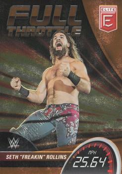 2023 Donruss Elite WWE - Full Throttle Orange #5 Seth “Freakin” Rollins Front