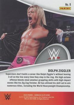 2023 Donruss Elite WWE - Full Throttle Orange #8 Dolph Ziggler Back