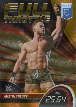 2023 Donruss Elite WWE - Full Throttle Orange #12 Austin Theory Front