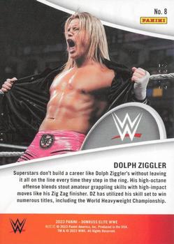 2023 Donruss Elite WWE - Full Throttle Teal #8 Dolph Ziggler Back
