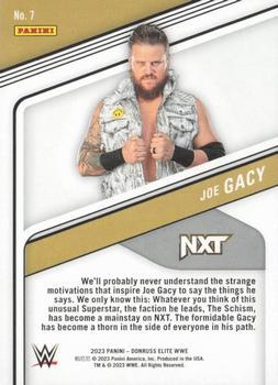 2023 Donruss Elite WWE - Status Explosion #7 Joe Gacy Back
