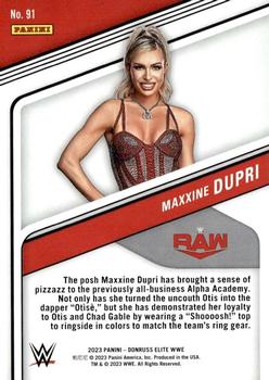 2023 Donruss Elite WWE - Status Explosion #91 Maxxine Dupri Back
