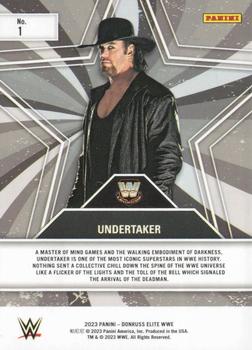 2023 Donruss Elite WWE - Star Status #1 Undertaker Back