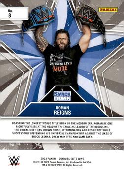 2023 Donruss Elite WWE - Star Status #8 Roman Reigns Back