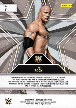 2023 Donruss Elite WWE - Star Status #9 The Rock Back