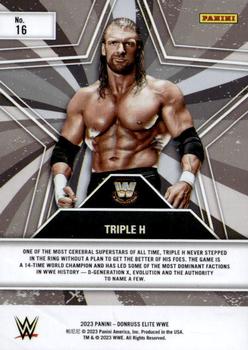 2023 Donruss Elite WWE - Star Status #16 Triple H Back