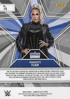 2023 Donruss Elite WWE - Star Status #19 Charlotte Flair Back