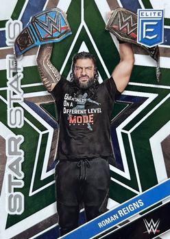2023 Donruss Elite WWE - Star Status Green #8 Roman Reigns Front