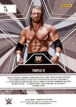 2023 Donruss Elite WWE - Star Status Green #16 Triple H Back