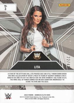 2023 Donruss Elite WWE - Star Status Orange #3 Lita Back