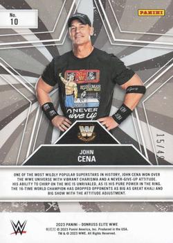 2023 Donruss Elite WWE - Star Status Orange #10 John Cena Back