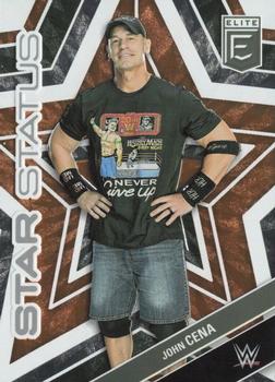 2023 Donruss Elite WWE - Star Status Orange #10 John Cena Front