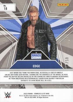 2023 Donruss Elite WWE - Star Status Orange #18 Edge Back