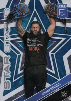 2023 Donruss Elite WWE - Star Status Teal #8 Roman Reigns Front