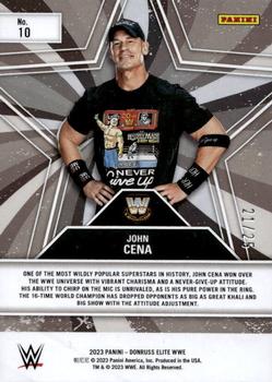 2023 Donruss Elite WWE - Star Status Teal #10 John Cena Back