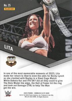 2023 Donruss Elite WWE - Spellbound Teal #25 Lita Back