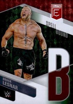 2023 Donruss Elite WWE - Spellbound Green #6 Brock Lesnar Front