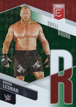 2023 Donruss Elite WWE - Spellbound Green #7 Brock Lesnar Front