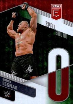 2023 Donruss Elite WWE - Spellbound Green #8 Brock Lesnar Front