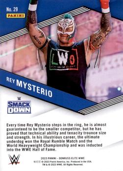 2023 Donruss Elite WWE - Spellbound Green #29 Rey Mysterio Back