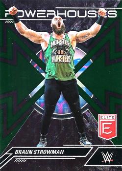 2023 Donruss Elite WWE - Powerhouses Green #4 Braun Strowman Front