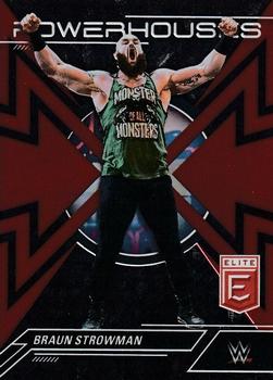 2023 Donruss Elite WWE - Powerhouses Red #4 Braun Strowman Front