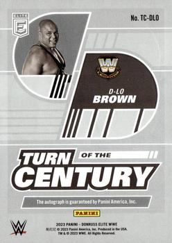 2023 Donruss Elite WWE - Turn of the Century Signatures #TC-DLO D-Lo Brown Back
