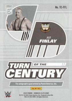 2023 Donruss Elite WWE - Turn of the Century Signatures #TC-FFL Fit Finlay Back