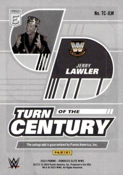 2023 Donruss Elite WWE - Turn of the Century Signatures #TC-JLW Jerry Lawler Back
