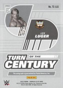 2023 Donruss Elite WWE - Turn of the Century Signatures #TC-LLG Lex Luger Back