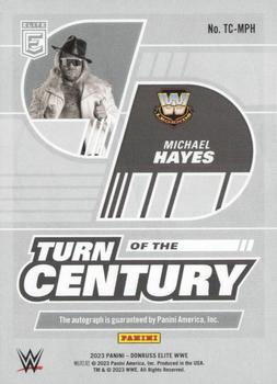2023 Donruss Elite WWE - Turn of the Century Signatures #TC-MPH Michael Hayes Back