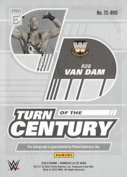 2023 Donruss Elite WWE - Turn of the Century Signatures #TC-RVD Rob Van Dam Back