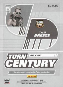 2023 Donruss Elite WWE - Turn of the Century Signatures #TC-TBZ Tyler Breeze Back