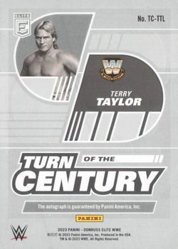2023 Donruss Elite WWE - Turn of the Century Signatures #TC-TTL Terry Taylor Back