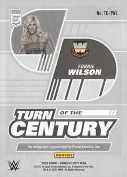 2023 Donruss Elite WWE - Turn of the Century Signatures #TC-TWL Torrie Wilson Back