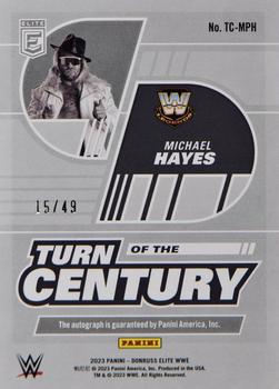 2023 Donruss Elite WWE - Turn of the Century Signatures Red #TC-MPH Michael Hayes Back
