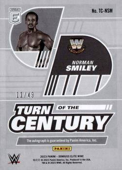 2023 Donruss Elite WWE - Turn of the Century Signatures Red #TC-NSM Norman Smiley Back
