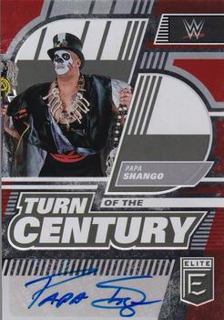 2023 Donruss Elite WWE - Turn of the Century Signatures Red #TC-PSH Papa Shango Front
