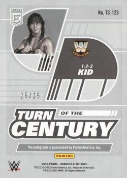 2023 Donruss Elite WWE - Turn of the Century Signatures Blue #TC-123 1-2-3 Kid Back