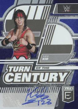 2023 Donruss Elite WWE - Turn of the Century Signatures Blue #TC-123 1-2-3 Kid Front