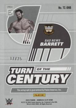 2023 Donruss Elite WWE - Turn of the Century Signatures Blue #TC-BNB Bad News Barrett Back