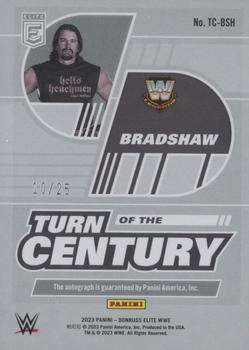 2023 Donruss Elite WWE - Turn of the Century Signatures Blue #TC-BSH Bradshaw Back