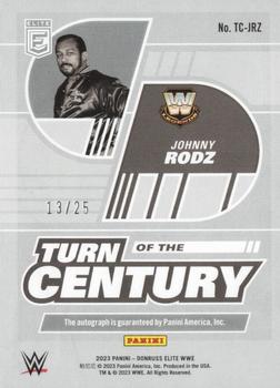 2023 Donruss Elite WWE - Turn of the Century Signatures Blue #TC-JRZ Johnny Rodz Back
