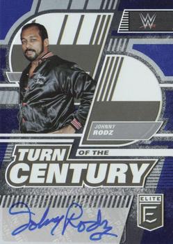 2023 Donruss Elite WWE - Turn of the Century Signatures Blue #TC-JRZ Johnny Rodz Front