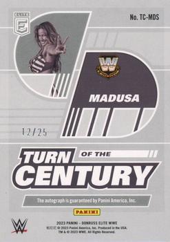 2023 Donruss Elite WWE - Turn of the Century Signatures Blue #TC-MDS Madusa Back