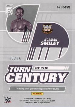 2023 Donruss Elite WWE - Turn of the Century Signatures Blue #TC-NSM Norman Smiley Back