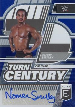 2023 Donruss Elite WWE - Turn of the Century Signatures Blue #TC-NSM Norman Smiley Front