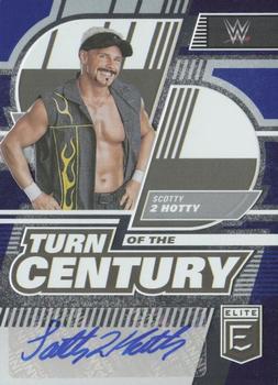 2023 Donruss Elite WWE - Turn of the Century Signatures Blue #TC-S2H Scotty 2 Hotty Front