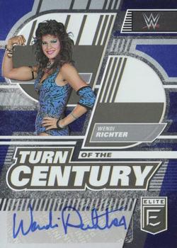 2023 Donruss Elite WWE - Turn of the Century Signatures Blue #TC-WRC Wendi Richter Front